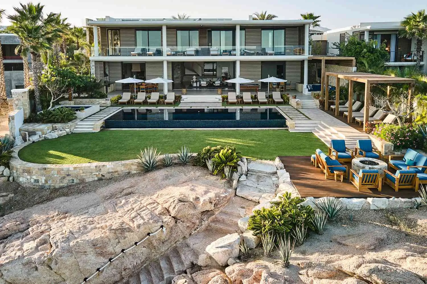 Modern luxury Chileno Bay homes for sale showcasing contemporary ocean-view residences and exclusive coastal living in 2026